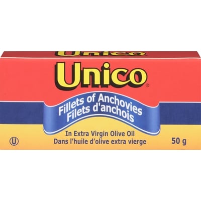 Unico Fillets of Anchovies 50 g, $6.98/100g