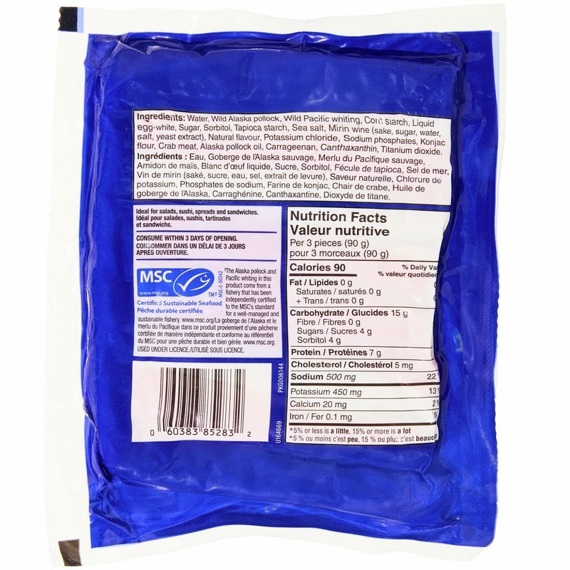 Leg-Style Crab Flavoured Wild Alaska Pollock and Wild Pacific Whiting