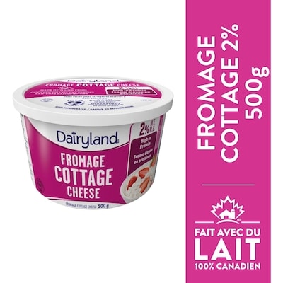 Dairyland Fromage cottage 2 % 500 ml, 0,96 $/100ml