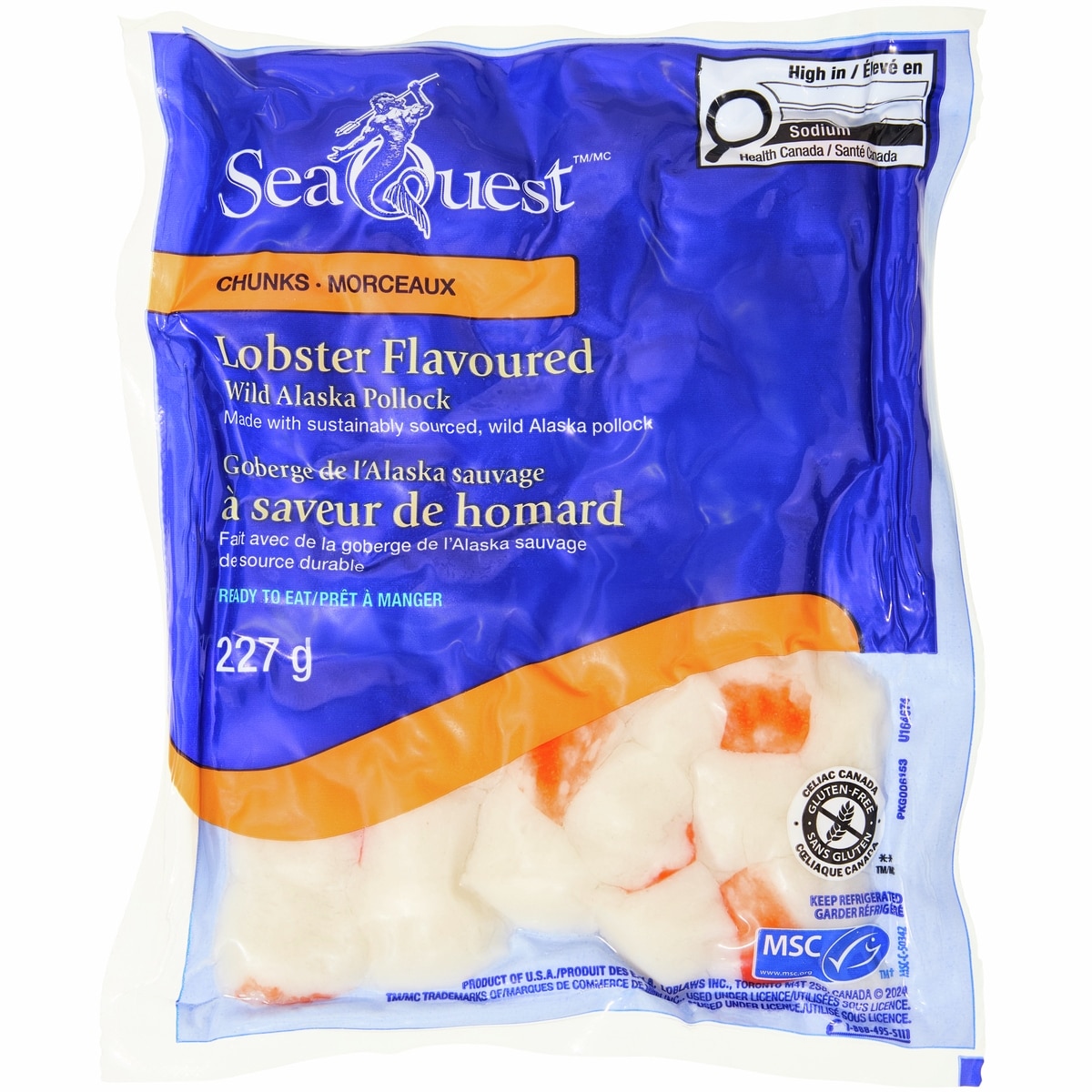 Seaquest Lobster Flavoured Wild Alaska Pollock Chunks