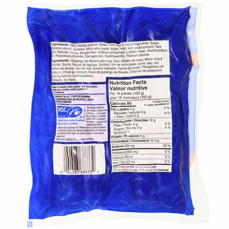 Lobster Flavoured Wild Alaska Pollock Chunks