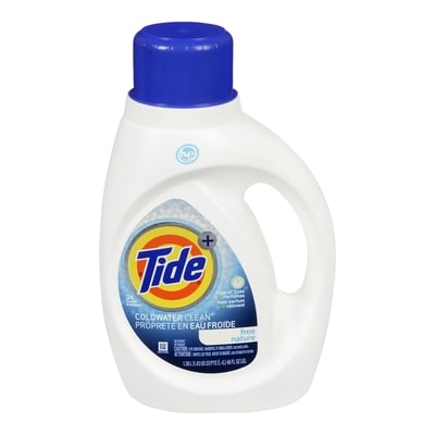Tide Coldwater Clean Laundry Detergent, Free, 24 Loads, 1.36 L 1 l, $0.73/100ml