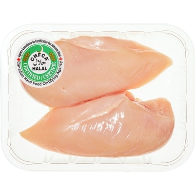 null Halal Chicken Breasts, Boneless Skinless $16.07/1kg $7.29/1lb