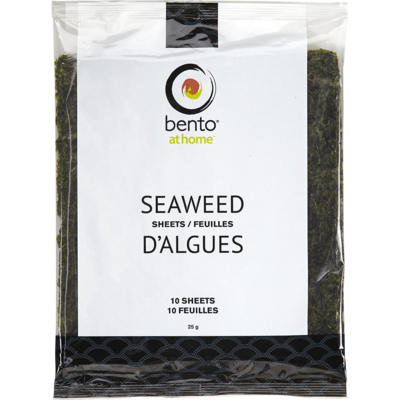Bento Feuilles d’algues 25 g, 25,16 $/100g