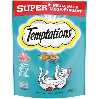 Temptations Tuna Flavour Adult Cat Treats 350 g, $2.14/100g