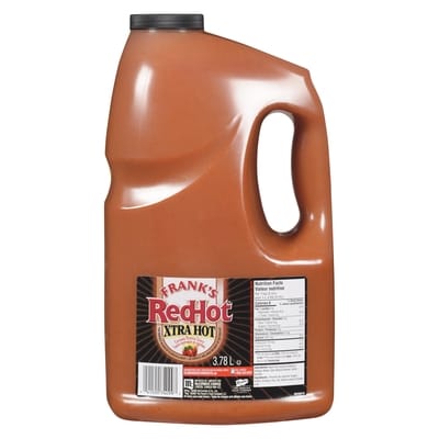 Frank’s RedHot Sauce Piquante Rouge Xtra 3 l, 0,63 $/100ml
