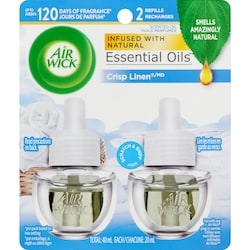 Air Freshener, Scented Oil, Snuggle Fresh Linen, 2 Refills