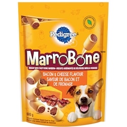 Pedigree Gâteries pour chiens adultes Marrobone saveur de bacon et de fromage 680 g, 1,03 $/100g