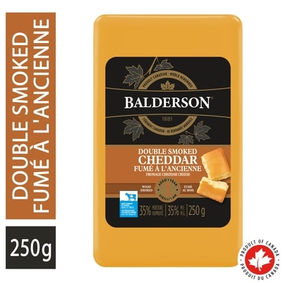 Balderson Double Smoked Cheddar Cheese 250 g, $4.80/100g