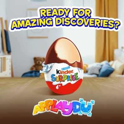 SURPRISE Milk Chocolate Eggs with Toys, Pink Edition, 3 Pack
