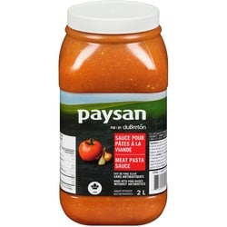 Paysan Meat Spaghetti Sauce     2 l, $0.79/100ml