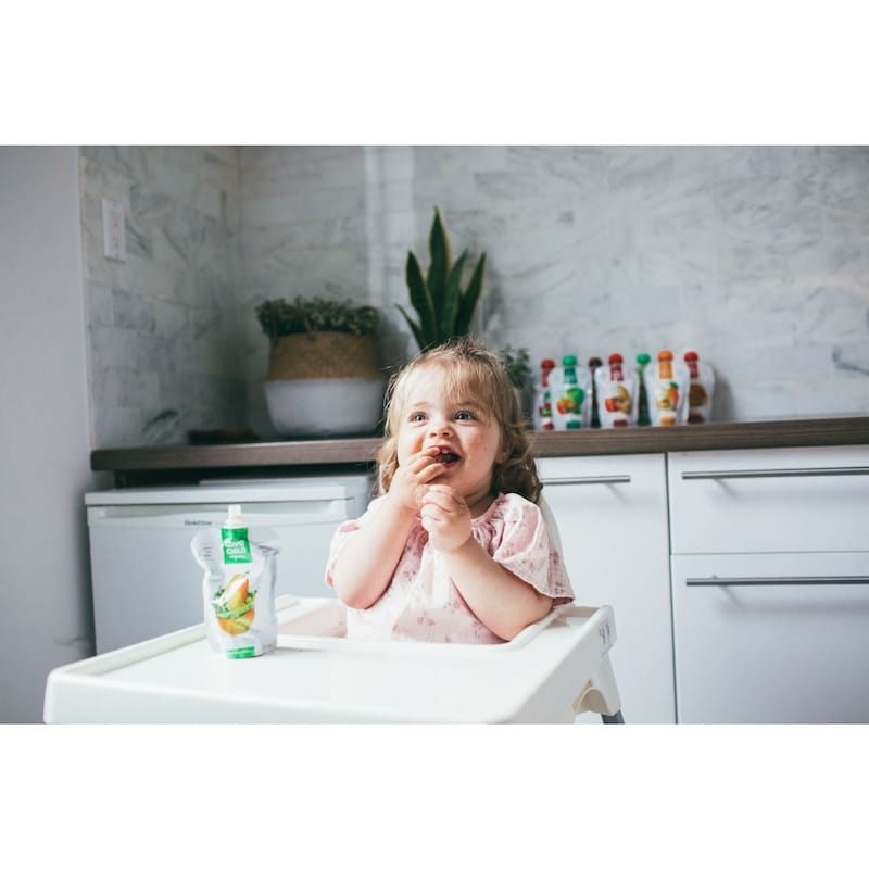 Organic Pears, Kale + Peas Puree