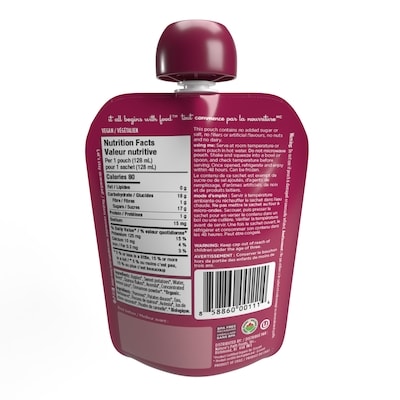 Organic Apples, Sweet Potatoes, Beets + Cinnamon Puree