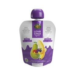 Love Child Organics Organic Pears, Bananas, Blackberries + Raspberries Puree 128 ml, $1.79/100ml