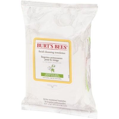 Sensitive Facial Cleansing Towelettes with Cotton Extract