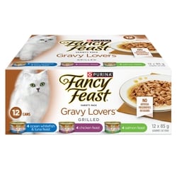 Purina Fancy Feast Gravy Lovers Variety Pack, Wet Cat Food 1.02 kg, $1.27/100g