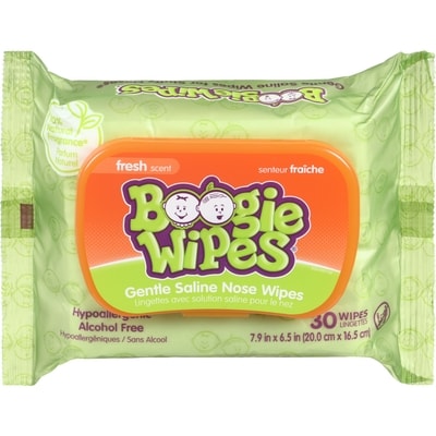 Boogiewipes Lingettes Boogie, parfum frais 30 ea, 0,14 $/1ch