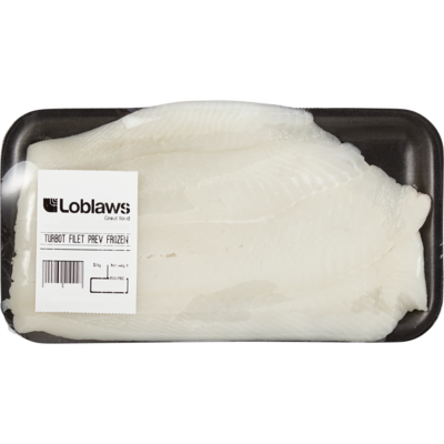 null Filets de turbot 39,66 $/1kg 17,99 $/1lb