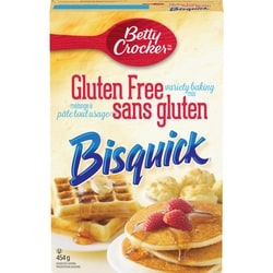 Betty Crocker Bisquick Gluten Free Variety Baking Mix, for Pancakes, Waffles, Biscuits and more 454 g, $1.54/100g