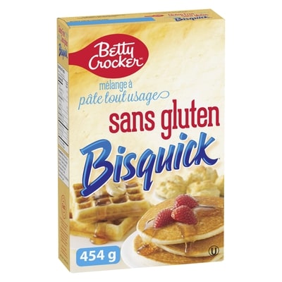 Betty Crocker Bisquick Mélange à Pâtisserie Varié Sans Gluten, pour Pancakes, Gaufres, Biscuits et plus 454 g, 1,65 $/100g