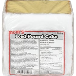 Moms Gâteau quatre-quarts glacé 500 g, 1,40 $/100g