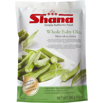 Shana Mini-okras entiers 300 g, 0,66 $/100g