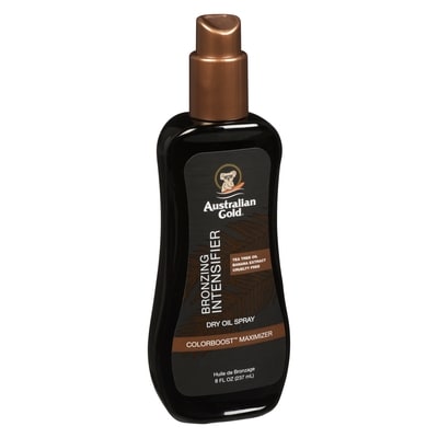 Huile de bronzage sèche Australian Gold Intensifier en vaporisateur