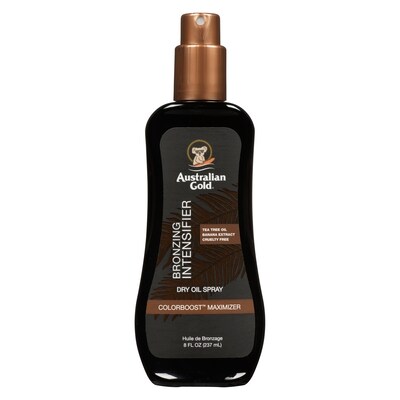 Huile de bronzage sèche Australian Gold Intensifier en vaporisateur