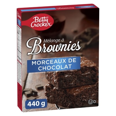 Betty Crocker Mélange à brownies Morceaux de chocolat 440 g, 1,02 $/100g
