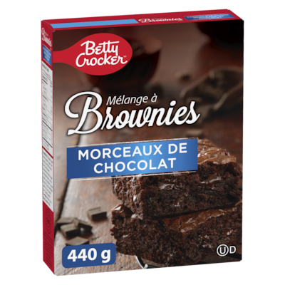 Betty Crocker Mélange à brownies Morceaux de chocolat  440 g, 1,02 $/100g