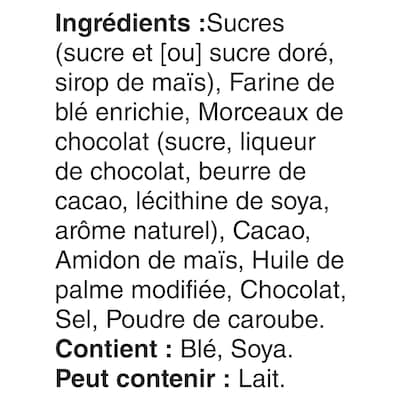 Mélange à brownies Morceaux de chocolat