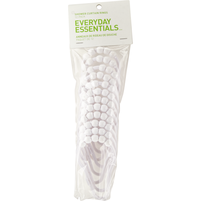 Plastic Glide Hooks, White