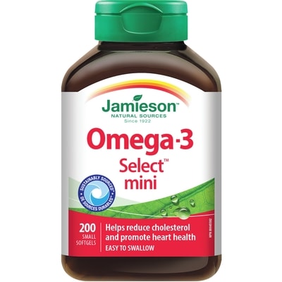 Jamieson Omega-3 Select Softgels, 300 mg 200 ea, $0.07/1ea