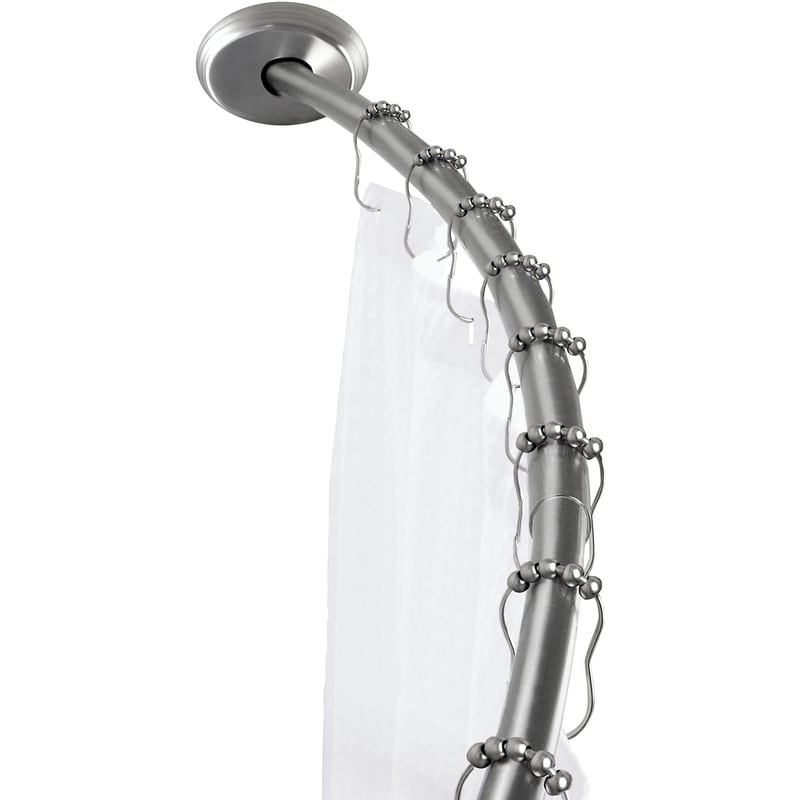 Curved Smart Rod Tension Shower Bar