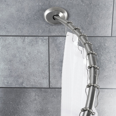 null Tringle à rideaux intelligente courbée pour rideau de douche 1 ea, 40,00 $/1ch