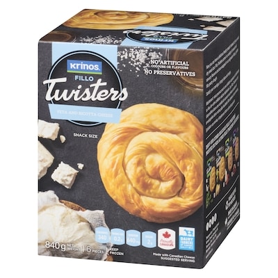 Fillo Twisters, Feta & Ricotta Cheese