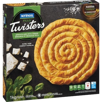 Fillo Twisters, Spinach & Feta Cheese