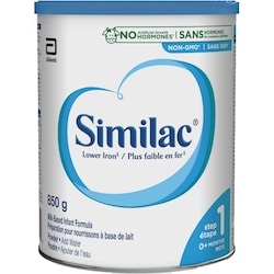 Similac Préparation en poudre pour nourrissons 850 g, 4,59 $/100g 2,08 $/1lb