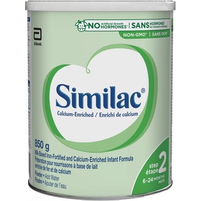 Similac Préparation pour nourrissons enrichi de calcium 850 g, 4,12 $/100g 1,87 $/1lb
