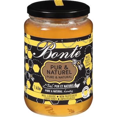Bonte Miel Pur et Naturel Liquide 1 kg 1 kg, 1,70 $/100g
