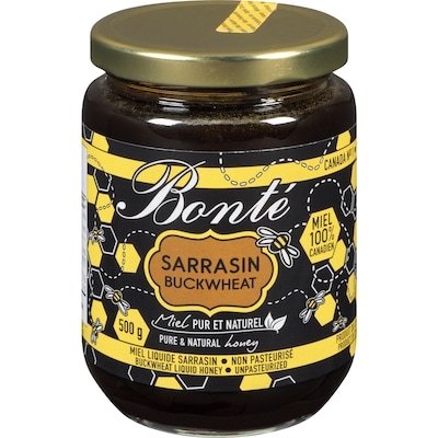 Bonte Miel Pur et Naturel Sarrasin Liquide 500 g, 2,10 $/100g