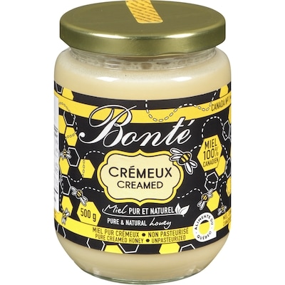 Bonte Miel Pur et Naturel en Crème 500 g, 2,10 $/100g