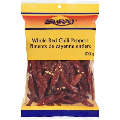Suraj Red Chili Peppers, Lal Mirch 100 g, $1.99/100g