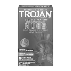Trojan Naked Sensations Double Pleasure Condoms 10 ea, $1.30/1ea