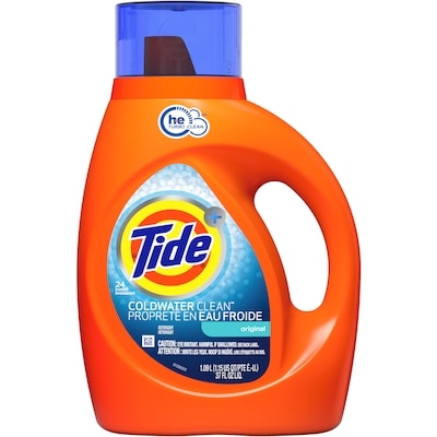 Tide Coldwater Clean Fresh Scent HE Turbo Clean Liquid Laundry Detergent, 24 loads 1.09 l, $1.01/100ml