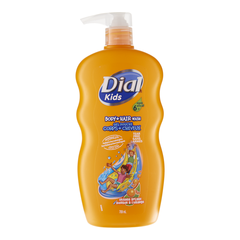 Kids Body + Hair Wash Orange Splash Ages 6+