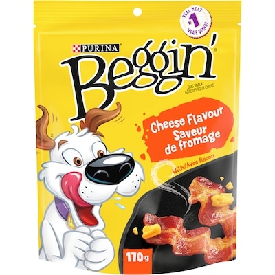 Purina Beggin' tranches bacon et fromage, gâteries pour chiens 170 g, 2,35 $/100g