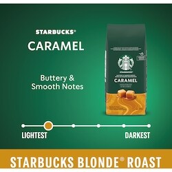 Starbucks Via Caramel Flavoured Ground Coffee Bag - 311 g | Fortinos