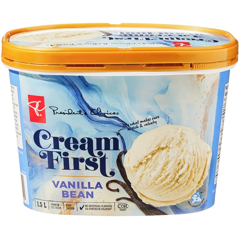 Cream First Vanilla Bean Premium Ice Cream