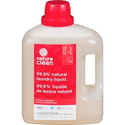 Nature Clean Laundry Liquid, White Lily & Moroccan Myrrh 3 l, $0.53/100ml